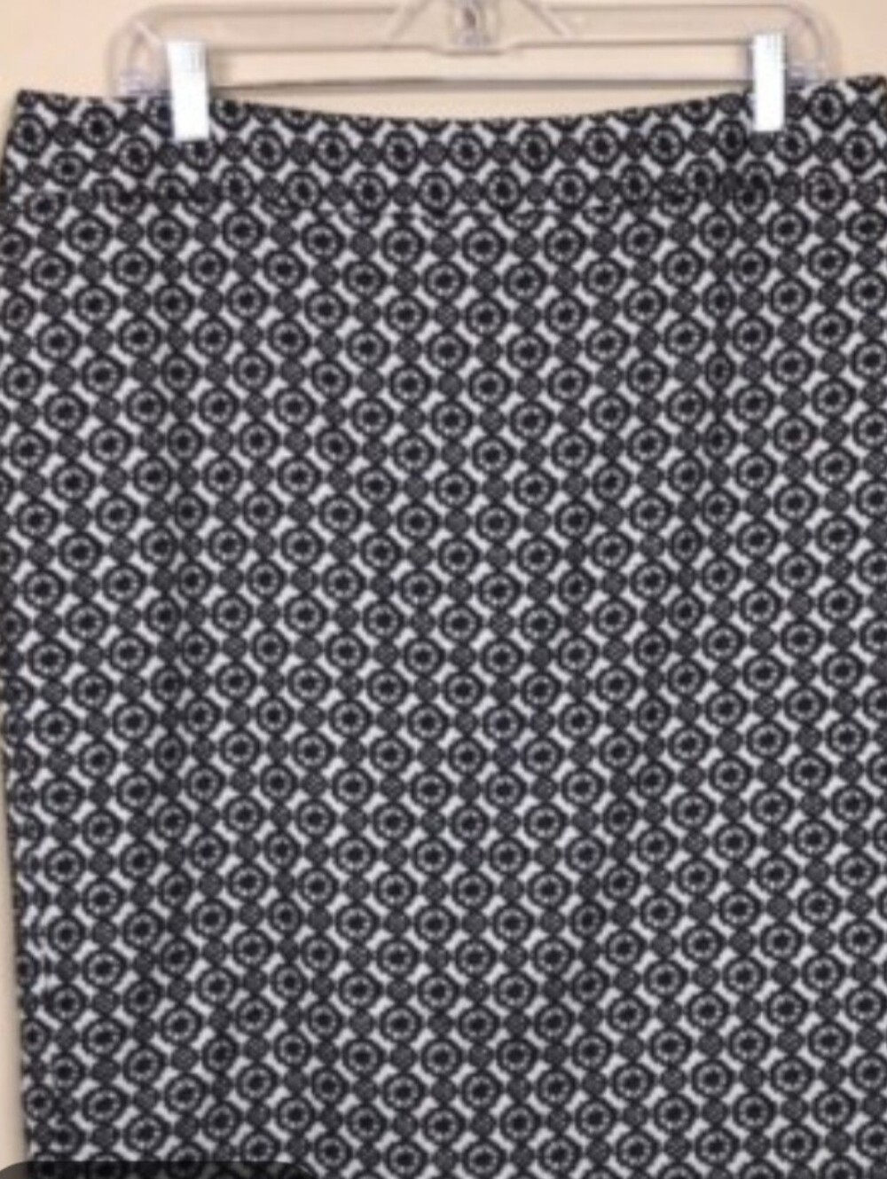 Ann Taylor Blue and White Floral Print Fabric Skirt